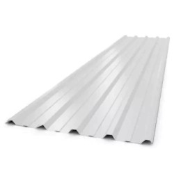 WHITE PROFILED SHEET METAL 6000X1030X0.5MM (MG/30/206)